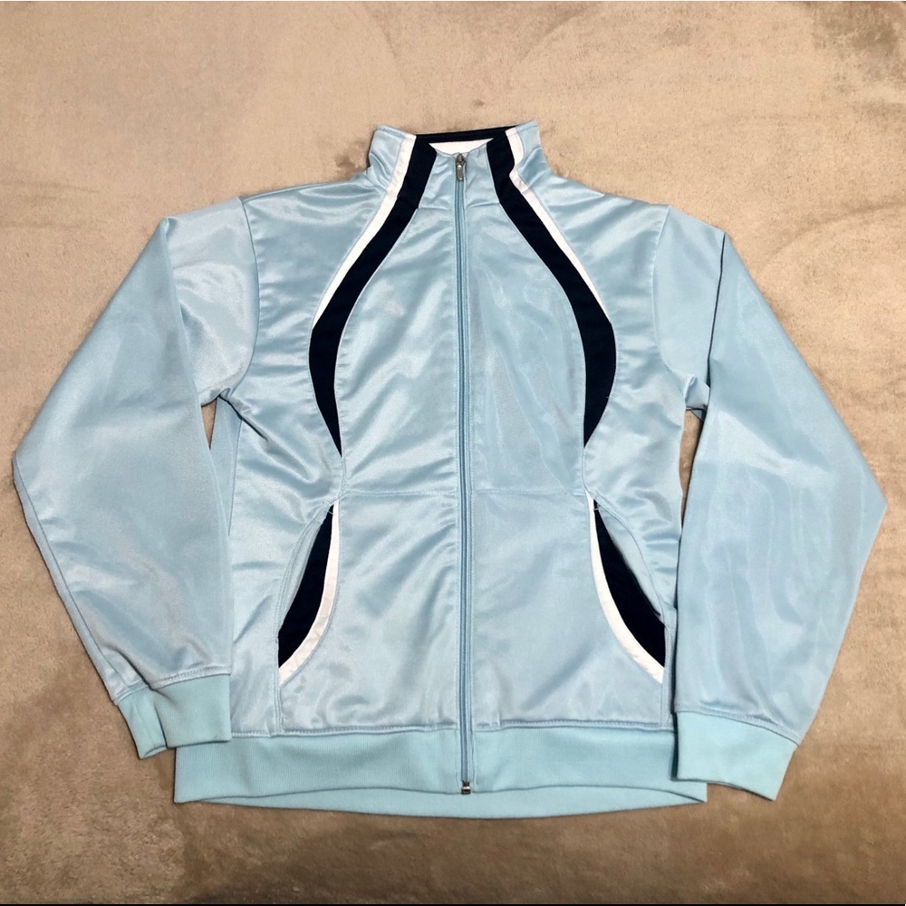 EAST WEST Light Blue Track Jacket